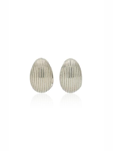 Sophie Buhai Reversible Hinged Sterling Silver Hoop Earrings