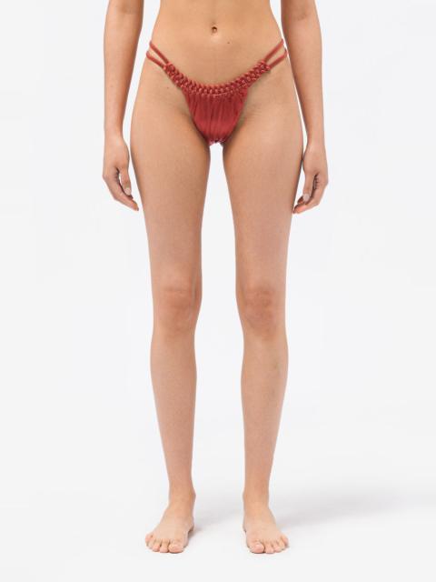 ISA BOULDER Weave Link Bottom in Cherry