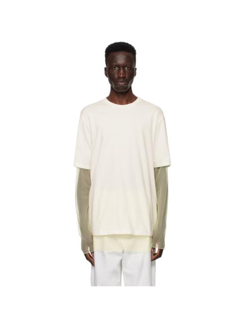 Off-White Layered Long Sleeve T-Shirt