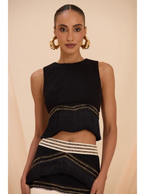 PatBO RITA FRINGE TOP