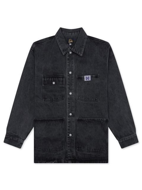 HEAVY TWILL COVERALL - BLACK