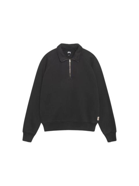 Stüssy Stussy Relaxed Half Zip Washed Black