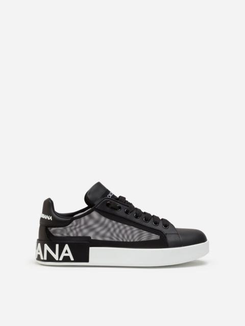 Dolce & Gabbana Portofino sneakers in nappa leather and mesh