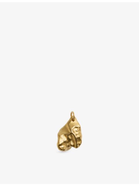 MONICA VINADER Fragments Bold 18ct Yellow Gold-Plated Vermeil Sterling-Silver Pendant