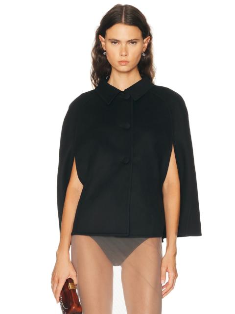 Valentino Compact Drape Cape Jacket
