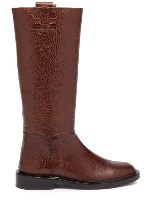 HEREU Hereu Anella Leather Knee-high Boots