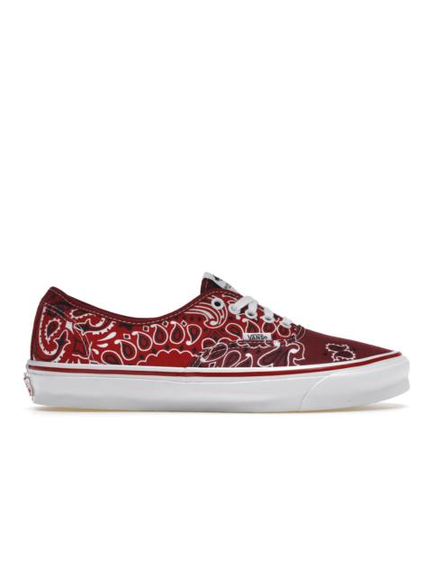 Vans Vault OG Authentic LX Bedwin & the Heartbreakers Red Bandana