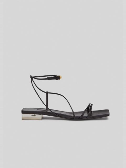 VERSACE Medusa Plexi Flat Sandals