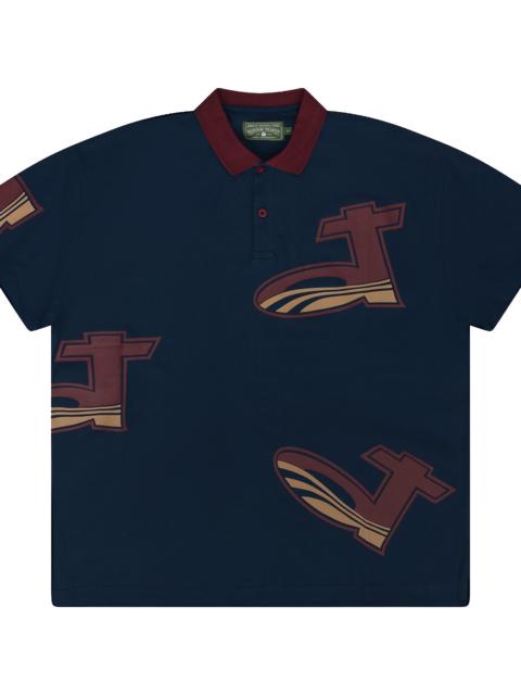 DENIM TEARS 24 Polo T-Shirt "Blue" DT696