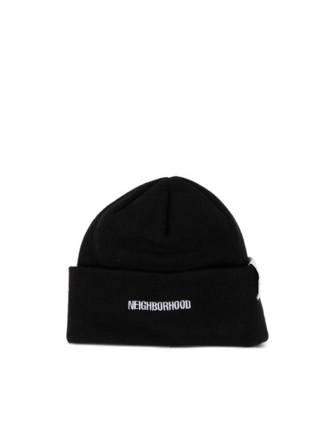 NEIGHBORHOOD logo-embroidered beanie
