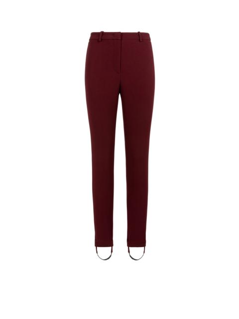 Roberto Cavalli Double stretch crepe solid trousers