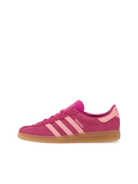 adidas Munchen three-stripe suede trainers