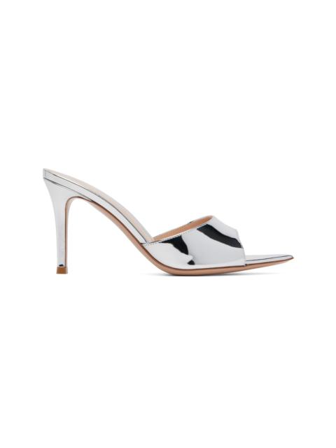 Gianvito Rossi Silver Elle 85 Heeled Sandals