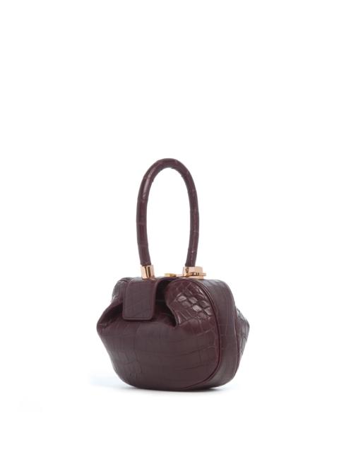 GABRIELA HEARST Demi Bag in Bordeaux Crocodile Leather