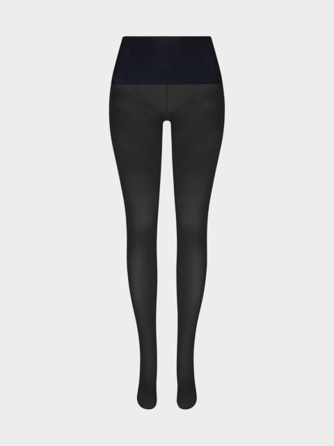 commando Semi-Opaque Tights, Black