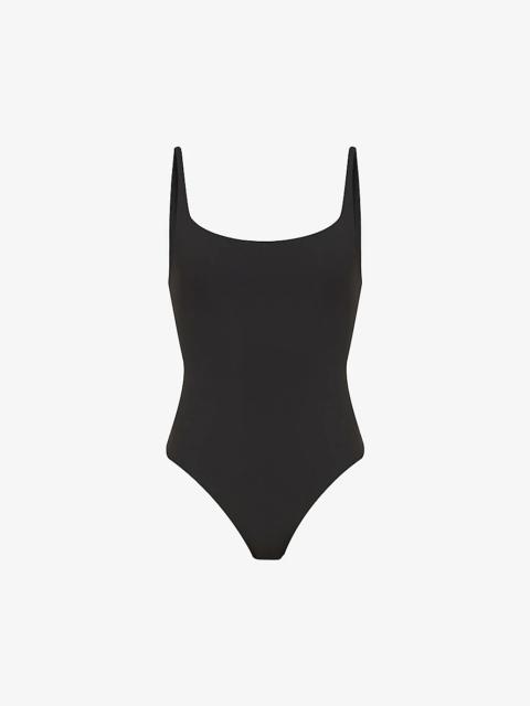 Fits Everybody square-neck stretch-jersey body