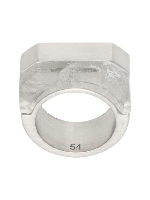 Rick Owens Hollywood Double Crystal Ring