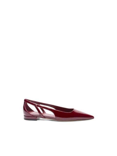 Stuart Weitzman cut-out ballet flats