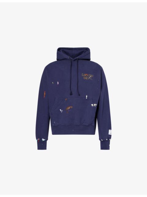 GALLERY DEPT. Paint Logo Relaxed-Fit Cotton-Jersey Hoodie