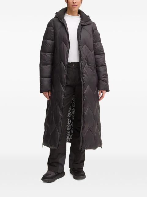 SPORTALM quilted hooded long jacket