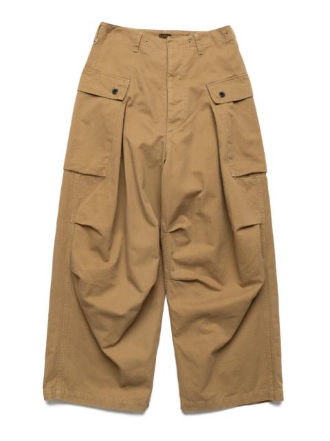 Kapital Herringbone JUMBO MONKEY Pants - Camel