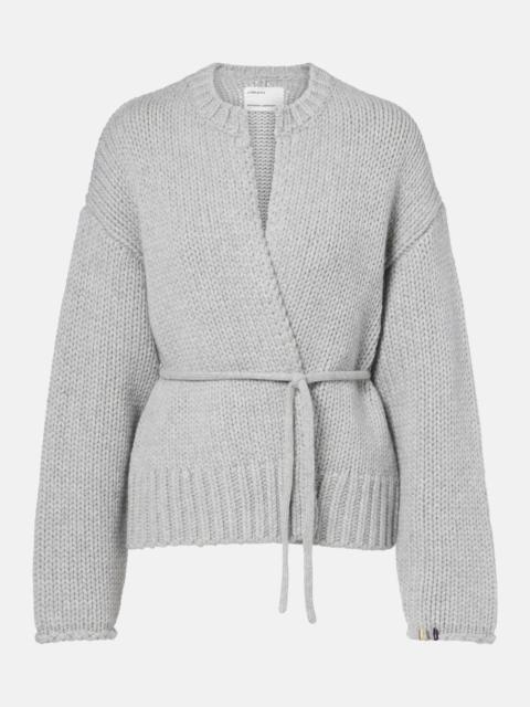 extreme cashmere Ginza cashmere wrap cardigan