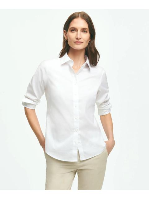 Brooks Brothers Fitted Non-Iron Stretch Supima® Cotton Dress Shirt