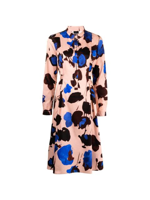Aspesi floral print shirt dress