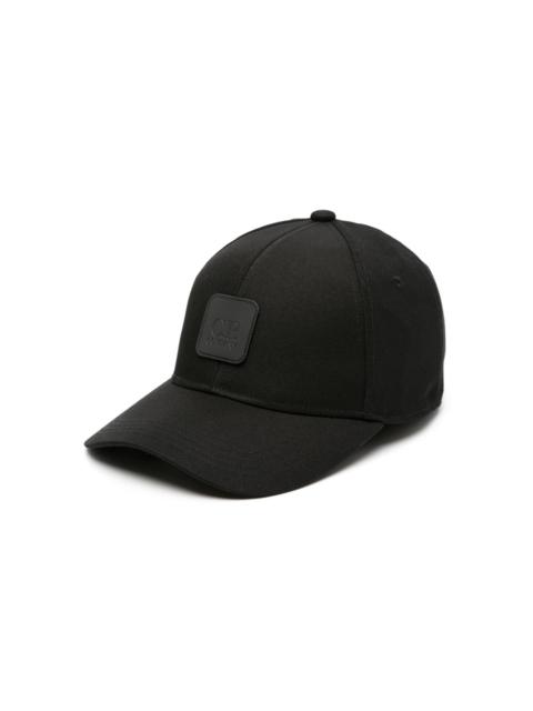 C.P. Company logo-patch twill cap