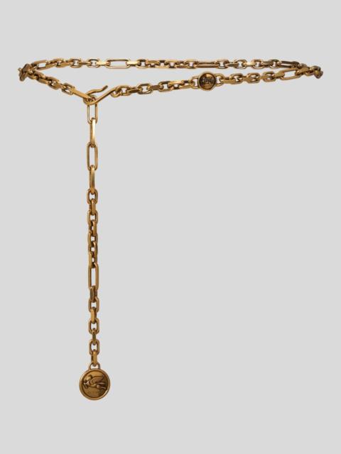 Etro CHAIN BELT WITH PEGASO COINS
