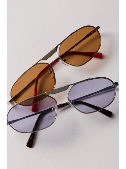 FREE PEOPLE Tavi Aviator Sunglasses