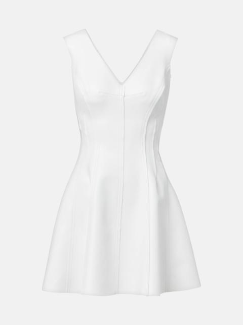 NORMA KAMALI Grace faux leather minidress
