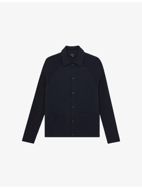 REISS Fitzgerald Side-Pocket Knitted Cardigan