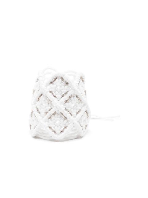 FABIANA FILIPPI bead-embellished knitted bracelet