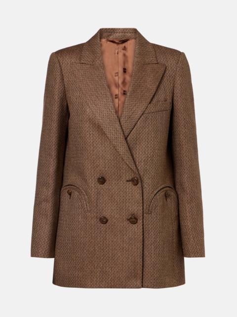 BLAZÉ MILANO Amel Everyday silk and wool blazer