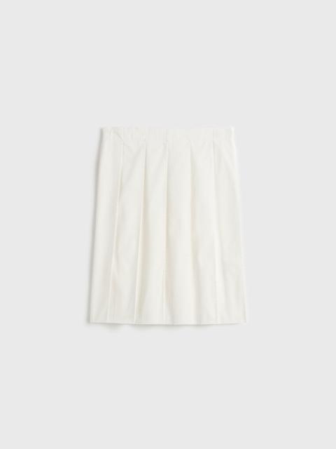 TOTEME Beaded pleat skirt white