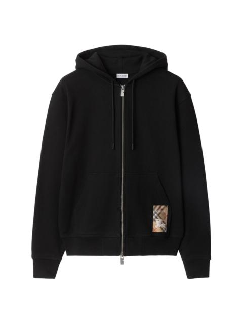 Burberry Check-label hoodie