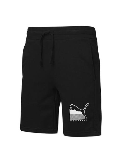 PUMA PUMA Athletics Logo Shorts 'Black' 583830-01