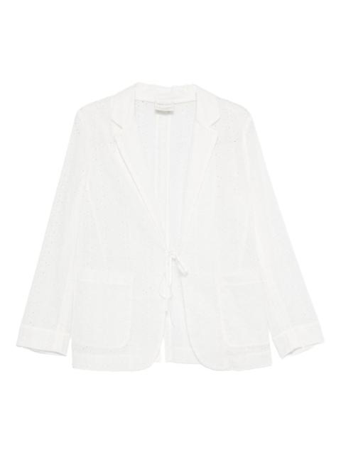 forte_forte eyelet tie jacket