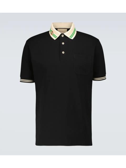 GUCCI Interlocking G-collar polo shirt