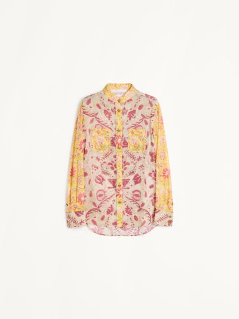 SHIRT IN MUSSOLA PAISLEY SPECULARE VOYAGE IMAGINAIRE