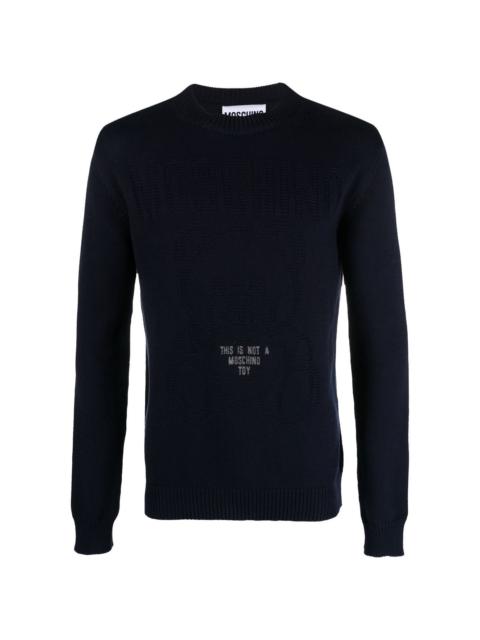 Teddy logo-print sweatshirt