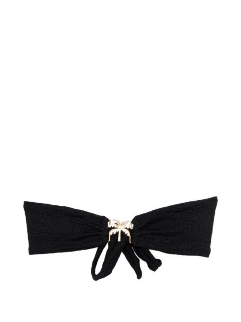 FARM RIO graphic-embroidered bikini top