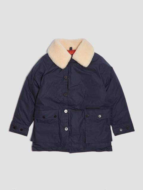 Nigel Cabourn Finch Parka in Navy REVERSIBLE