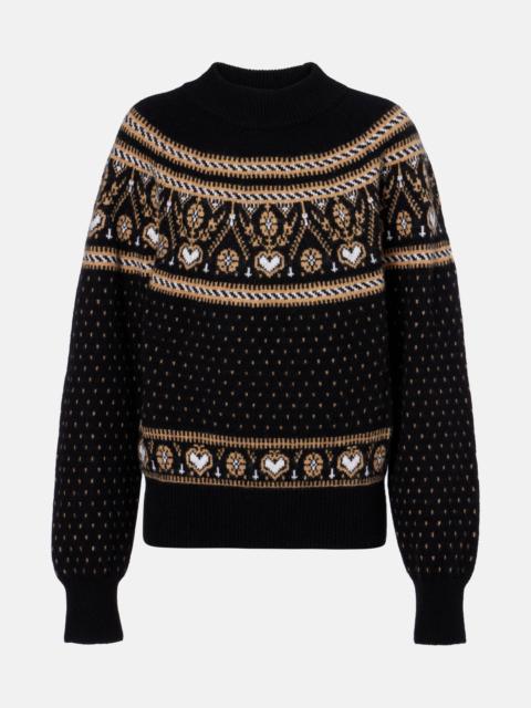 KHAITE Guy Fair Isle cashmere sweater