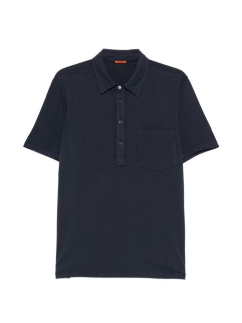 BARENA button chest pocket polo shirt