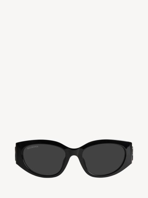BALENCIAGA Women's Bossy Round Af Sunglasses in Black