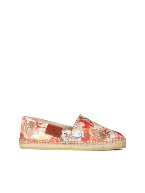 Etro paisley-print slip-on espadrilles