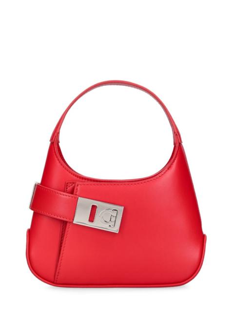 Mini Arch leather top handle bag