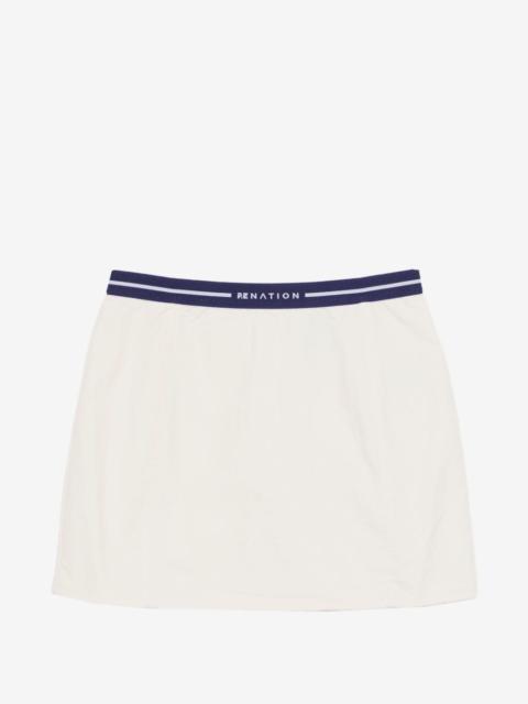 P.E NATION striped mini skirt